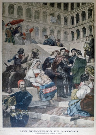 Raphael in the Vatican, 1832, 1903 by Unbekannt