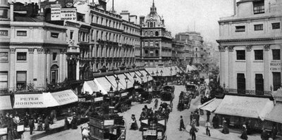 Regent Circus Oxford Circus, London by Unbekannt