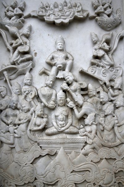 Reliefs outside Leicester Jain temple, United Kingdom by Unbekannt