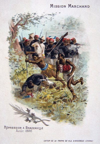 Repression at Brazzaville, August 1896 by Unbekannt