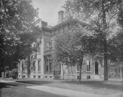 Residence of Ex-President Harrison, Indianapolis, Indiana by Unbekannt