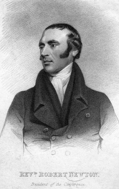 Reverend Robert Newton, Wesleyan Methodist minister by Unbekannt