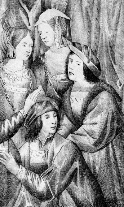 Richard III and Edward IV by Unbekannt