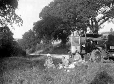 Roadside Picnic, c1920s-c1930s by Unbekannt