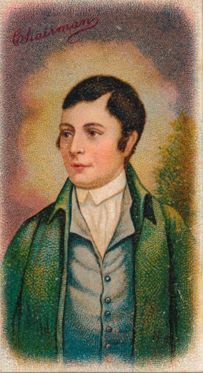 Robert Burns, Scottish poet by Unbekannt
