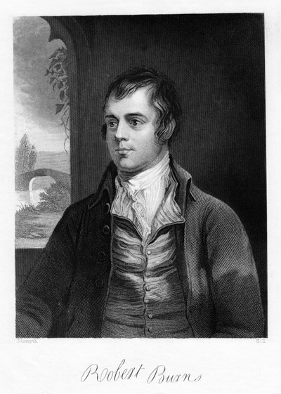 Robert Burns, Scottish poet, late 18th century by Unbekannt