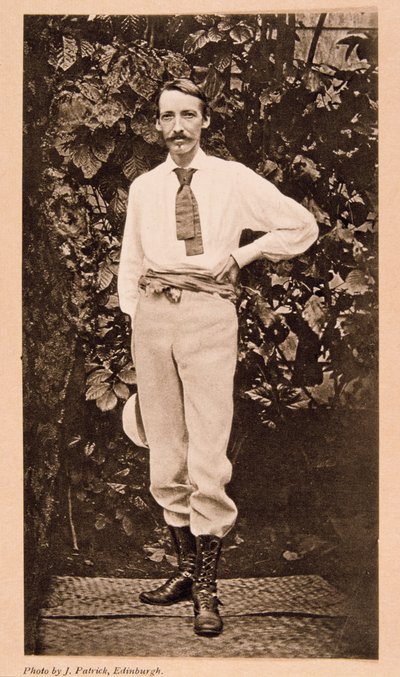 Robert Louis Stevenson in Samoa, c1890 by Unbekannt