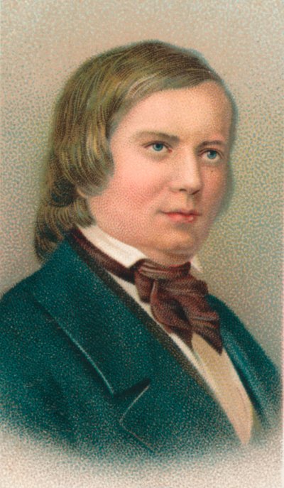 Robert Schumann 1810-1856, German composer, 1911 by Unbekannt