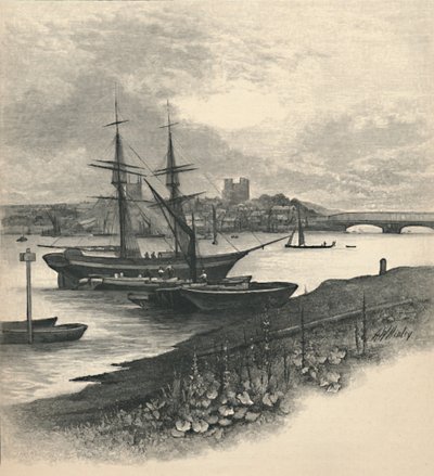 Rochester, from Strood by Unbekannt