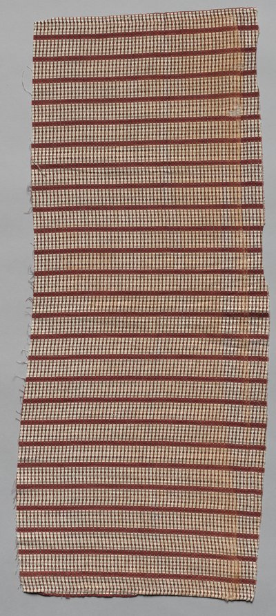 Roller Printed Cotton Textile, 19th Century by Unbekannt