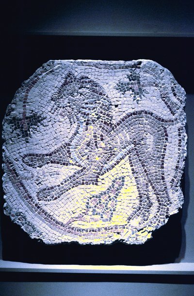 Roman Mosaic of a Lion by Unbekannt