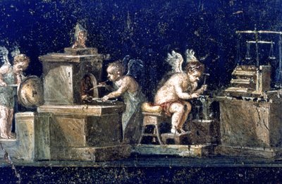 Roman mural, House of the Vettii Pompeii, Italy by Unbekannt