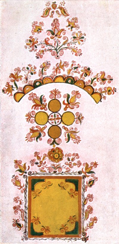 Room painting, Moravia, Czechoslovakia by Unbekannt