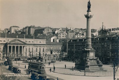 Rossio Square, Lisbon, Portugal by Unbekannt