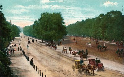 Rotten Row, Hyde Park, London by Unbekannt