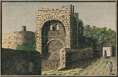 Rougemond Castle at Exeter, 18th Century by Unbekannt