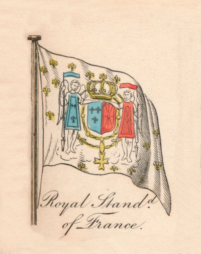 Royal Standard of France, 1838 by Unbekannt