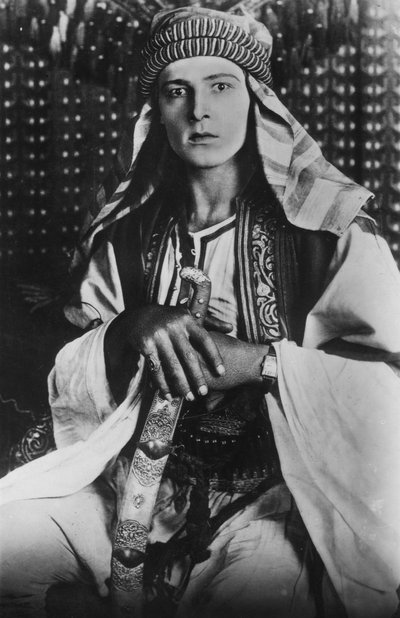 Rudolph Valentino in The Sheikh by Unbekannt