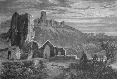 Ruins of Hastings Castle by Unbekannt
