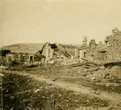 Ruins of Les Éparges, Northern France, c1914-c1918 by Unbekannt