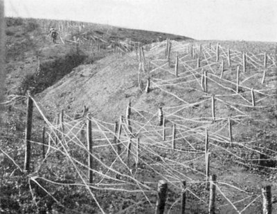 Russian Barbed Wire Entanglements, Russo-Japanese War, 1904-5 by Unbekannt