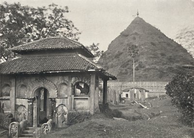 Ruwanwali Dagoba at Anuradhapura, East Side by Unbekannt