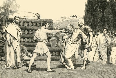 Sacrifice of Scaevola by Unbekannt