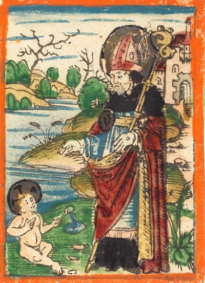 Saint Augustine, 1480-1490 by Unbekannt