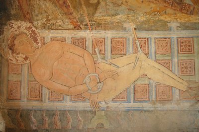 Saint Blaise chapel frescoes, Berze la Ville, France by Unbekannt