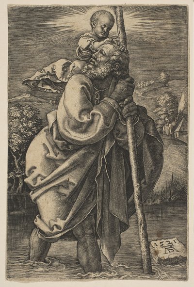 Saint Christopher Facing Left by Unbekannt