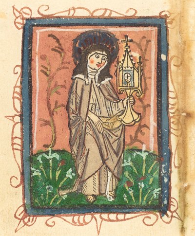 Saint Clare of Assisi by Unbekannt