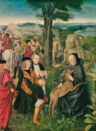 Saint Giles and the Deer, c1500 by Unbekannt