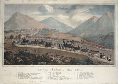 Saint Helena, 9th May 1821 by Unbekannt