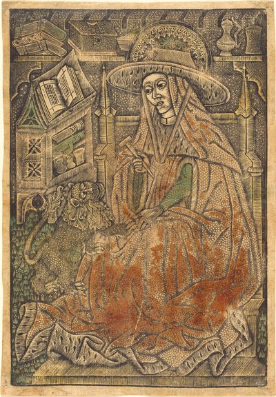Saint Jerome in His Study, 1460-1470 by Unbekannt