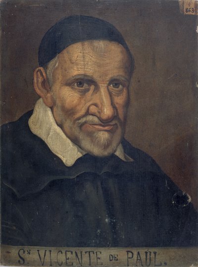 Saint Vincent de Paul 1581-1660, c. 1660 by Unbekannt