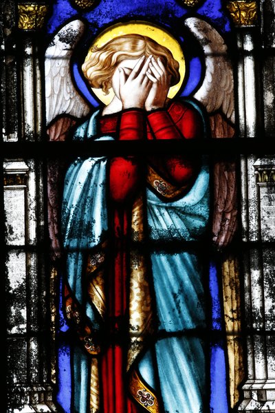 Sainte-Clotilde church. Angel by Unbekannt