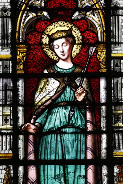 Sainte-Clotilde church. Saint Ursula by Unbekannt