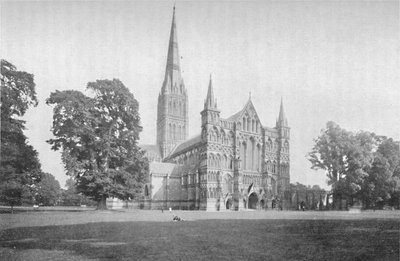 Salisbury Cathedral, 1902 by Unbekannt