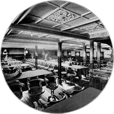 Salon of the P&O steamship SS India by Unbekannt