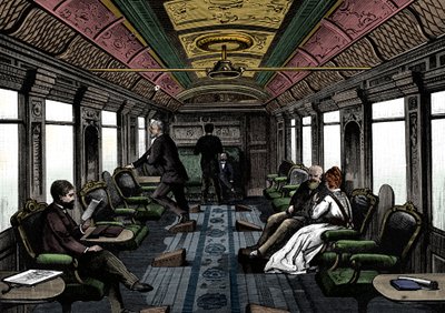 Saloon Car on the Orient Express by Unbekannt