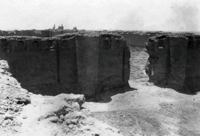 Samarra city from the Malwiya tower, Mesopotamia, 1918 by Unbekannt