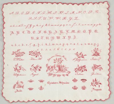 Sampler, 1831 by Unbekannt