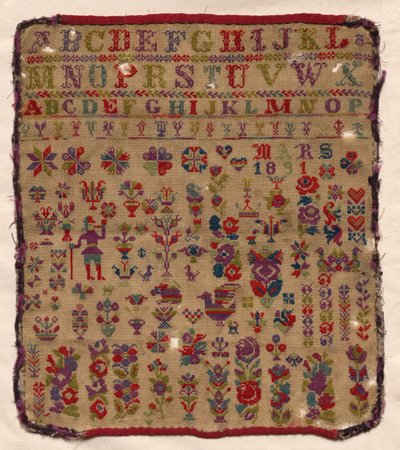 Sampler, 1891 by Unbekannt