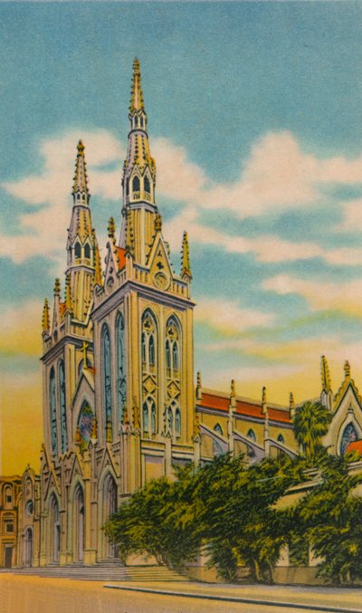 San Roque Church, Barranquilla, c1940s by Unbekannt