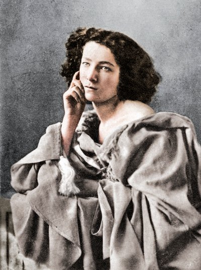 Sarah Bernhardt, French Actress by Unbekannt