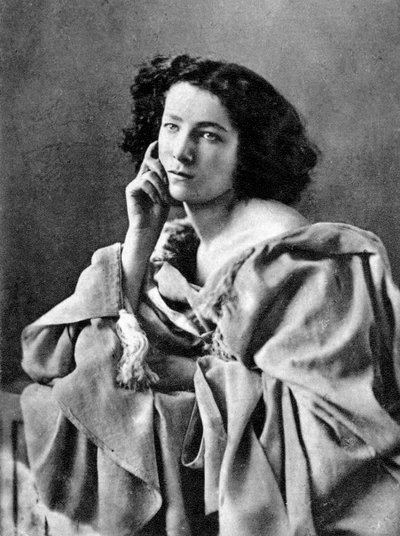 Sarah Bernhardt, French actress, 1869 by Unbekannt