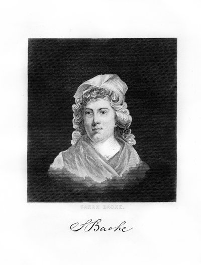 Sarah Franklin Bache, American Revolutionary War Patriot by Unbekannt