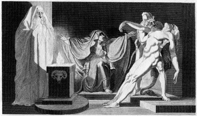 Saul and the Witch of Endor, 1792 by Unbekannt