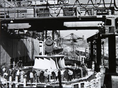 Sayano-Shushenskaya Hydroelectric Station, USSR by Unbekannt