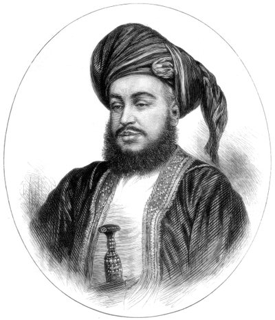 Sayyid Barghash Bin Said, Sultan of Zanzibar by Unbekannt